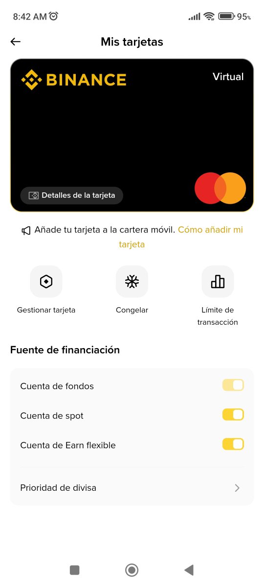 JoseLeonSensei's tweet photo. Listo, Ya tengo mi Tarjeta de Binance #binancecard https://t.co/WQTOPQyLfT