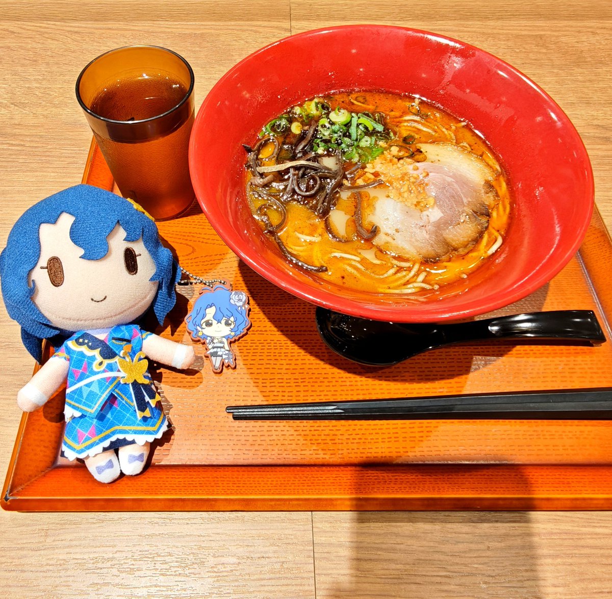 asthma_'s tweet photo. 誕生日に勝利の一杯とならずに残念だね風花ちゃん…熊本ラーメンだよ https://t.co/8Oyh0SCwxS