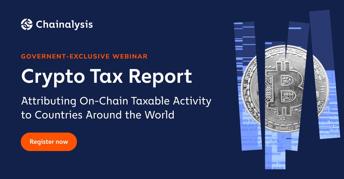 chainalysis's tweet photo. $457B in on-chain taxable crypto activity last year. What will agencies see before DAC 8 &amp; CARF exchanges in 2027?

Learn how to attribute activity by country and identify non-compliance. Register: https://t.co/P1PDTukSql https://t.co/rPcfffvGr4