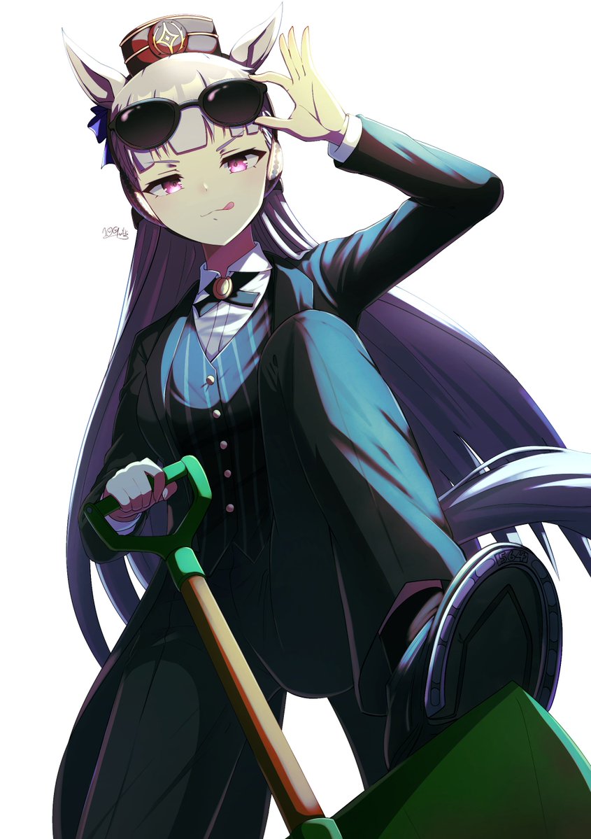 yarukinaine_vir's tweet photo. 「来たな、労働力」
※メノ新衣装内イベ ミリしらFA
#ウマ娘 #ゴールドシップ https://t.co/1VMbJKQpRe