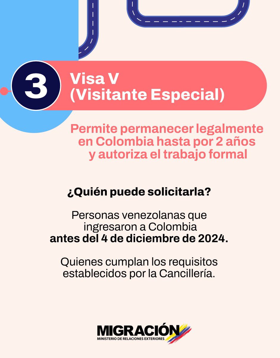 MigracionCol's tweet photo. Ciudadano venezolano, esta es la ruta de regularización a la que puede acceder si desea establecerse en Colombia de manera regular. 

Consulte los requisitos de la alternativa que aplica, según su situación aquí 👇🏼

https://t.co/r8ERYiteba https://t.co/OASsE7Nxkt