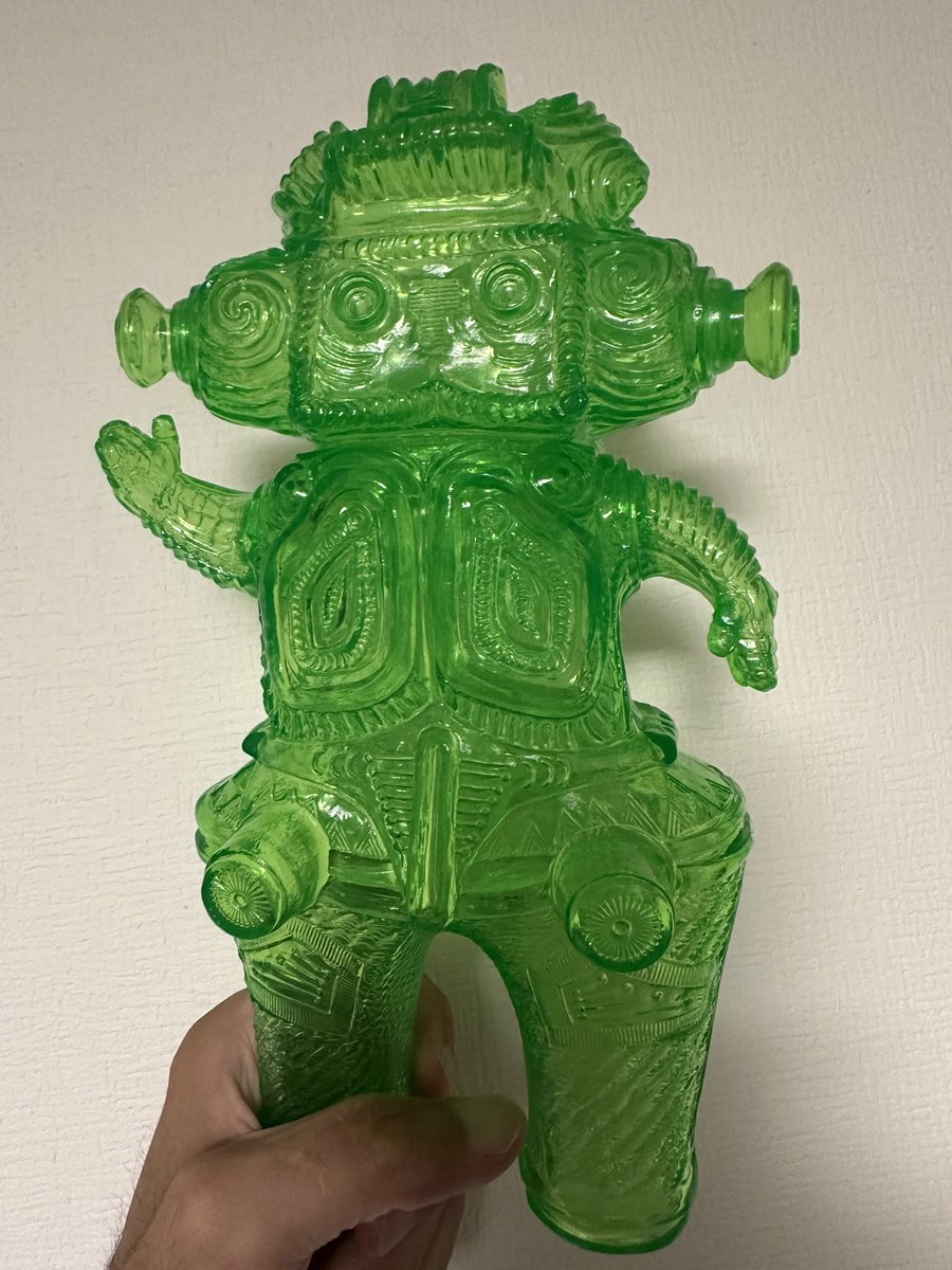 lupin_kite's tweet photo. シカフェスお迎えその2
THAT IS GOODブースで片桐仁不条理アート工房のキングジョーモンが当たり前かの様に販売してました😳
STD赤黒とBOTANICAL BOTANICAL限定です😝
まさか売ってるとは思わず2度見して暫くキョトンしておりました🤣
まさかの衝動買いとなりました😜

#THATISGOOD
#片桐仁 https://t.co/5F5r7pVN2C