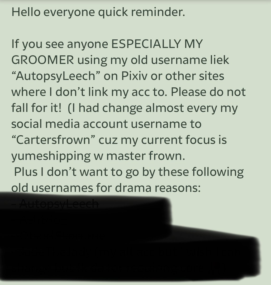 Cartersfrown's tweet photo. Forgot to post these right here. Feel free to read it https://t.co/bAyr154vLd