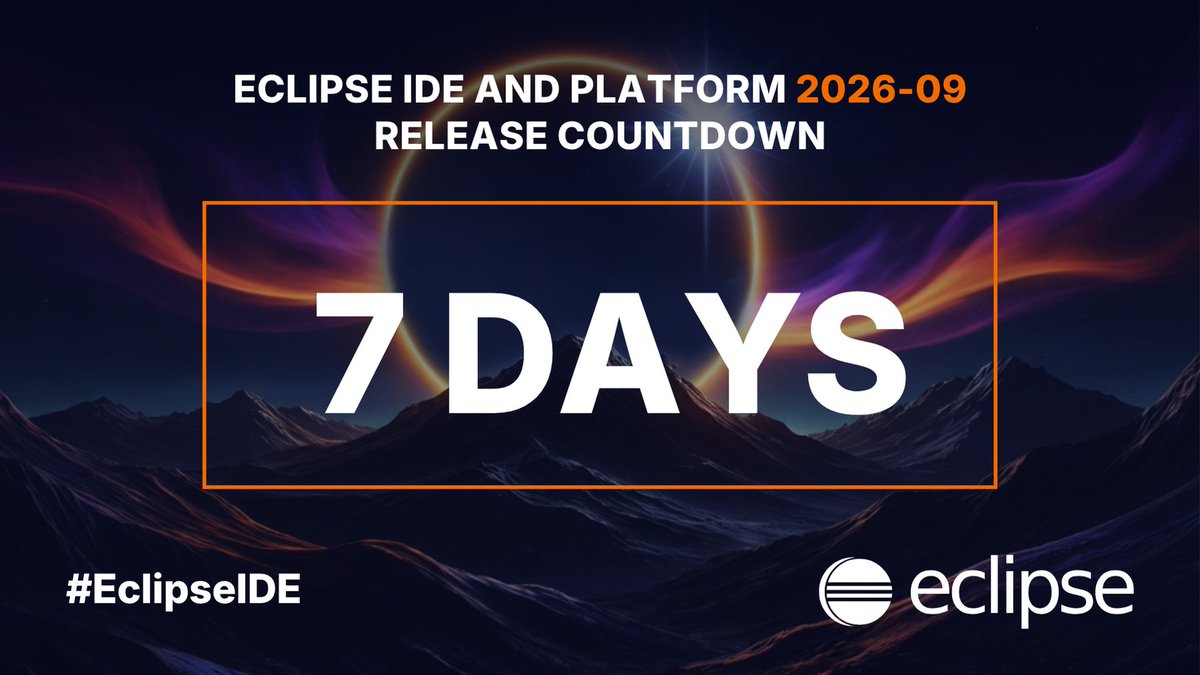 EclipseJavaIDE tweet picture