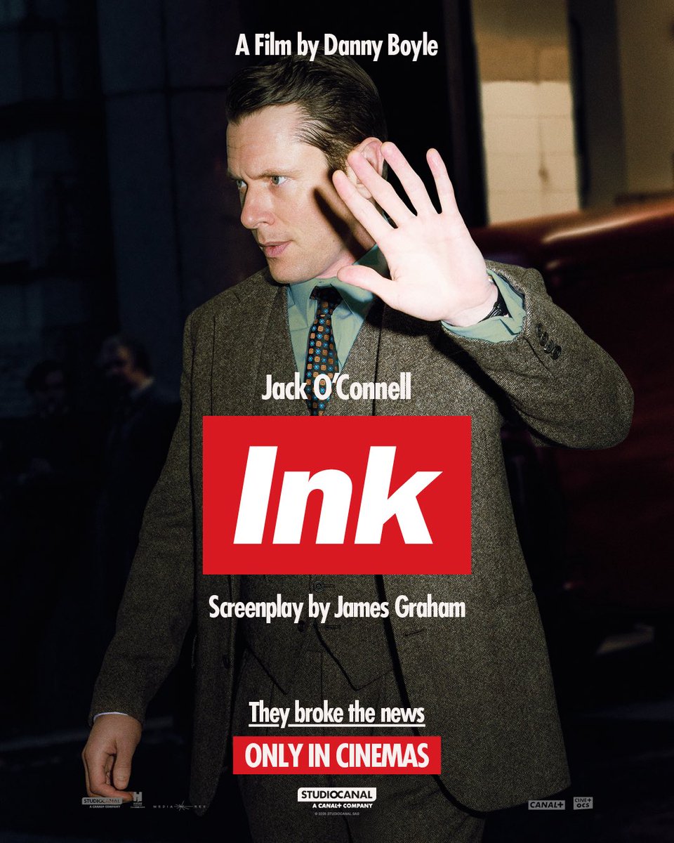 FilmUpdates's tweet photo. Official posters for Danny Boyle’s ‘INK’ starring Jack O’Connell, Claire Foy and Guy Pearce.

In theaters in the UK January 8. https://t.co/o6meRNrH6u