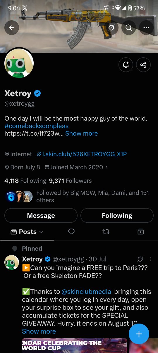 Cryxtala tweet picture