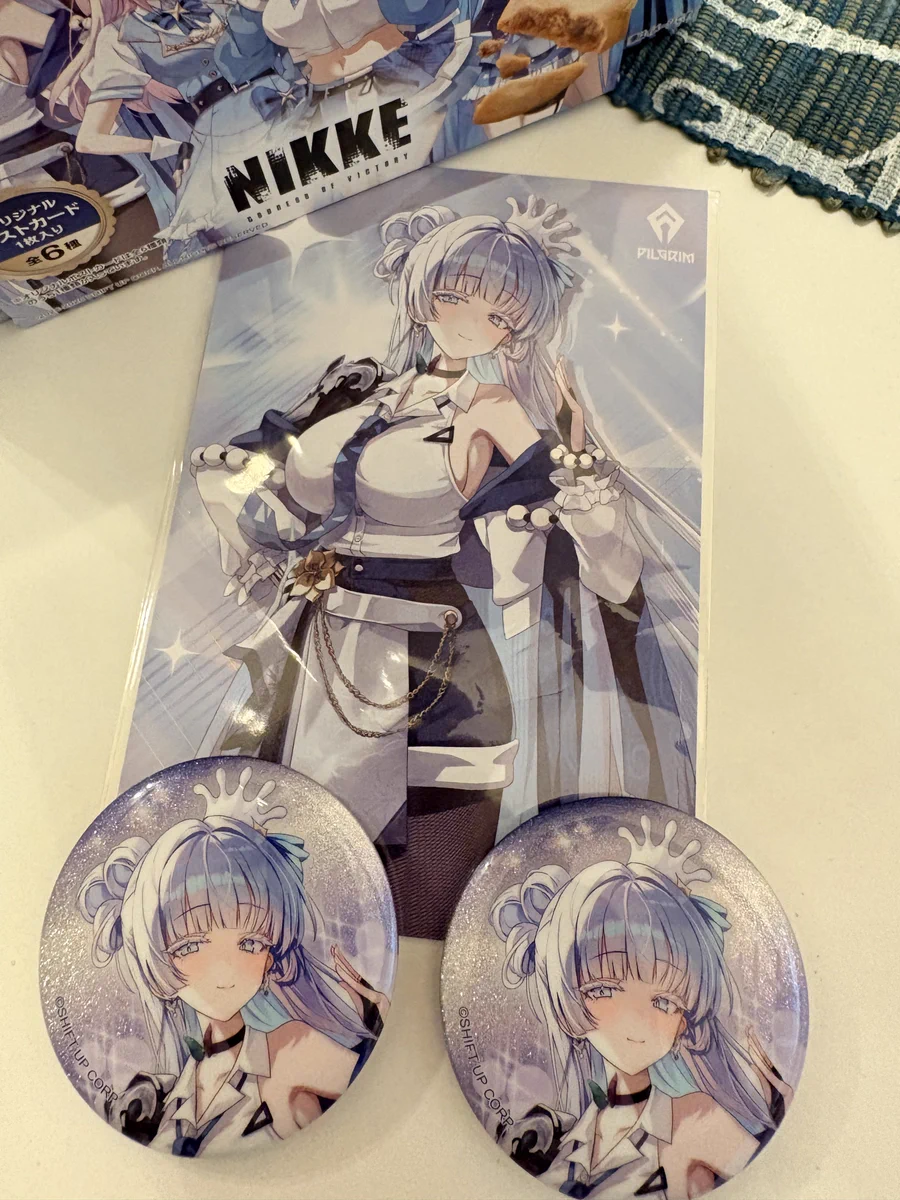 NIKKE UDX シンデレラ マーメイド アクリルボード 缶バッジカード