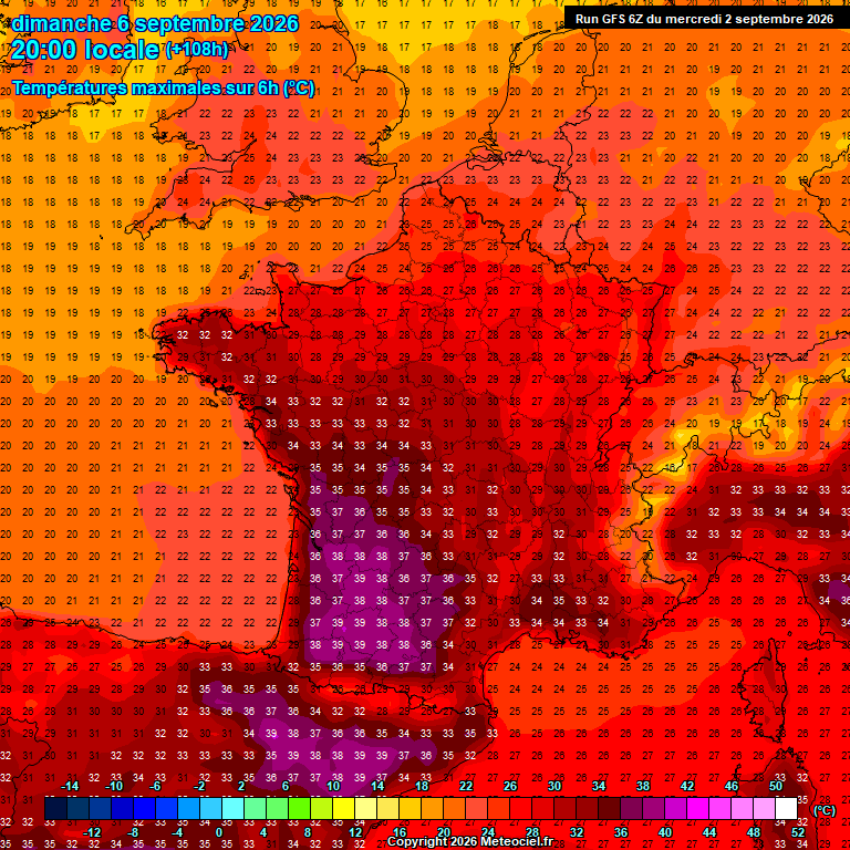 SergeZaka's tweet photo. On ajoute de l’inédit à l’inédit. Après mai, juin, juillet et août… voici septembre !

Dès demain, les températures approcheront de nouveau localement les 37-40°C dans le sud de la France. Certains records mensuels pourraient être battus de plusieurs degrés, avec une facilité devenue déconcertante.

Les pluies apportées récemment par les orages n’auront offert qu’un répit. Avec le retour de la chaleur et d’une forte évapotranspiration, les sols vont rapidement perdre une partie de cette eau. Nous pourrions ainsi atteindre le niveau d'humidité des sols le plus bas jamais observés à cette période de l’année.

Nous ne sommes d’ailleurs plus très loin des seuils de la vigilance orange canicule. Si elle venait à être déclenchée, la France aurait connu des vigilances orange canicule sur cinq mois différents en 2026.

La plus précoce, la plus intense, la plus durable… et peut-être désormais l’une des plus tardives.

Soupir...