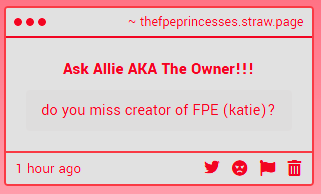 _Alice__FPE_'s tweet photo. Not at all.
And to be honest, I'd prefer if she STAYED gone.

I think the further away from this fandom, the safer she is, that's all I want. Especially when you consider how "SOME PEOPLE" are obsessed over her. https://t.co/j16TcFr6ZG