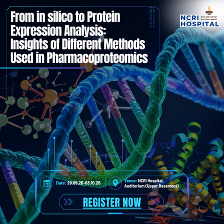 NCRI_Hospital's tweet photo. From in silico to protein expression — explore the evolving world of pharmacoproteomics!
Join our academic programme on methods in pharmacoproteomics, from computational approaches to protein expression analysis.

🔗 Register now: https://t.co/kWs5lpK2eC

#Pharmacoproteomics https://t.co/JZS6b3U6WI