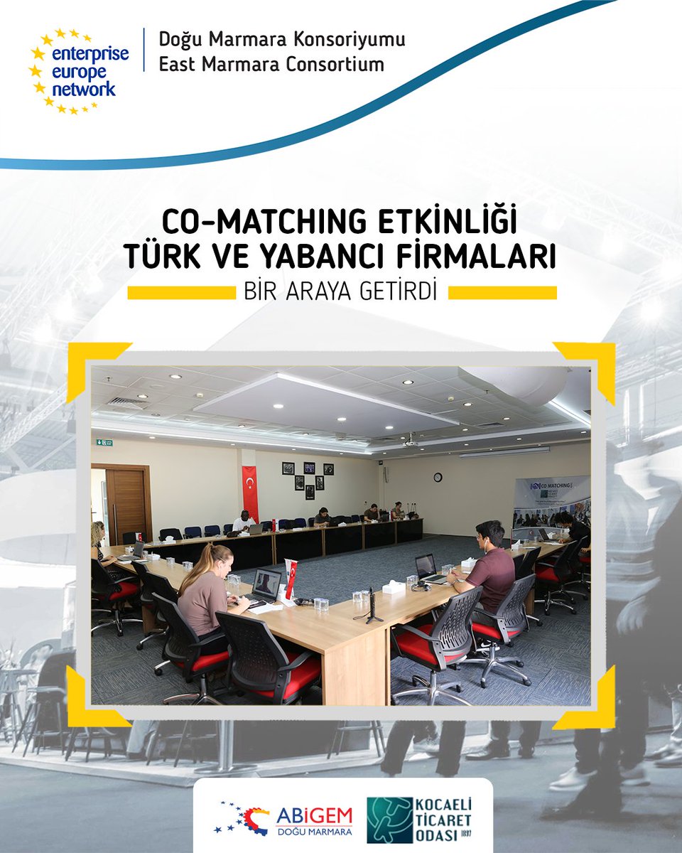 eeneastmarmara's tweet photo. Co-Matching Etkinliği Türk ve Yabancı Firmaları Bir Araya Getirdi
.
.
Co-Matching Event Brought Turkish and International Companies Together
#co-matching #b2b #eencanhelp https://t.co/WW7qwDDblG