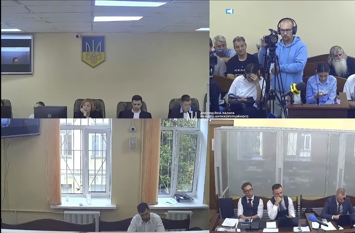 zer0corruption_'s tweet photo. Апеляція ВАКС розглядає скаргу захисту Ірини Мудрої на тримання під вартою з заставою у 20 млн грн.

Після перерви суд отримав документ від захисників Мудрої, які скаржаться на відсутність укриття у приміщенні Київс��кого СІЗО.   

▪️Один з суддів звернувся до Мудрої, яка перебуває у СІЗО:  "На моїй пам’яті ви другий ексміністр юстиції, який перебуває у СІЗО. Можете прокоментувати, чому за цей час не було збудовано жодного укриття?"

▪️Мудра відповіла так: "Перебуваючи на посаді заступника міністра юстиції, я відповідала за міжнародні питання. В зону моїх повноважень не входили питання будівництва укриттів".    

І справді, Мудра була не міністром, а заступницею міністра. Втім, варто нагадати, що її підозрюють у легалізації 150 млн грн на заставу ексміністра юстиції Герману Галущенку.   

Який, замість того, щоб опікуватись питанням покращення умов у СІЗО, навпаки погоджував створення нестерпних умов у СІЗО для затриманого детектива НАБУ Руслана Магамедрасулова.