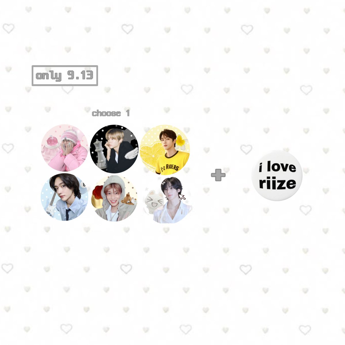 onlyeseok's tweet photo. RIIZE 3RD ANNIVERSARY FANMEETING 핀버튼 나눔

♥︎ 날짜 : 9월 13일 막콘
♥︎ 장소 및 시간 : 당일 타래로 공지
♥︎ 수량 : 멤버당 3세트
♥︎ 인증 : #rt + 하트

많이안오시면저울어료 https://t.co/XsKvkc28vM
