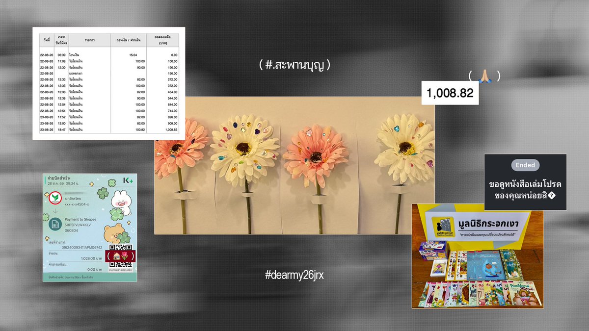 dearmyjrx's tweet photo. (🏠🌷) #dearmy26jrx ;
birthday cafe project for @jrxpry7 ♡̷.

สำหรับโปรเจค #.สะพานบุญ ได้ทำการบริจาคหนังสือในนาม คุณปริยะ จิยางกูร ( จูเนียร์ VVV ) เนื่องในโอกาสวันเกิดปีที่ 26 กับทางมูลนิธิกระจกเงาเรียบร้อยแล้วค่ะ 

#JUNIOR_VVV #VVV_TRIPLEV #HAPPYJUNIORDAY https://t.co/RS9qwoVgRK