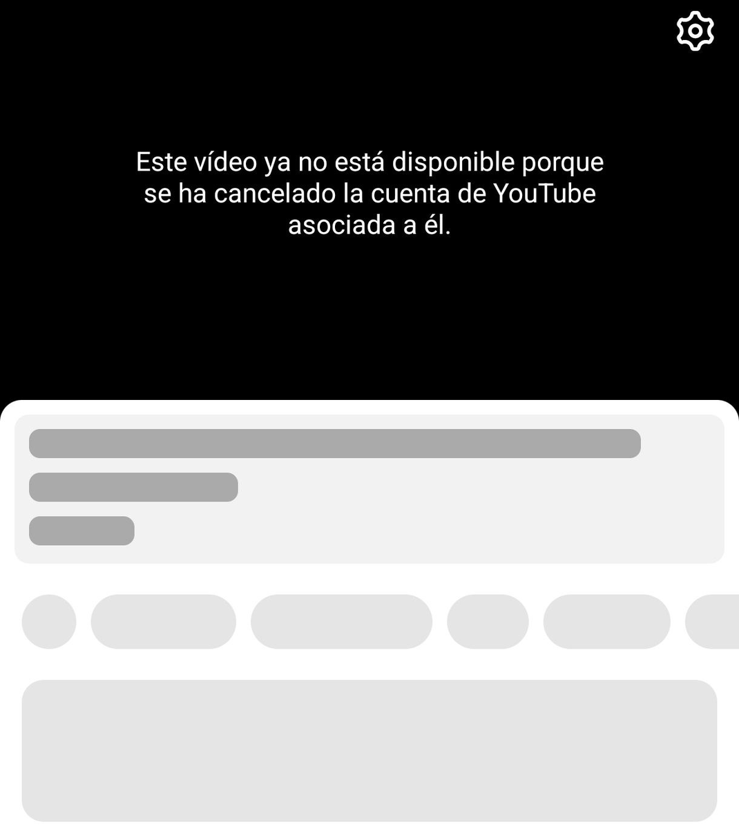 JulianMaciasT's tweet photo. Pues terminó ardiendo el canal de youtube de Dani Desokupa. Al abrir cualquiera de los enlaces que promociona en sus redes como su canal de youtube te lleva a este mensaje donde Youtube asegura que se ha cancelado su cuenta. https://t.co/dVpcsC8yEZ