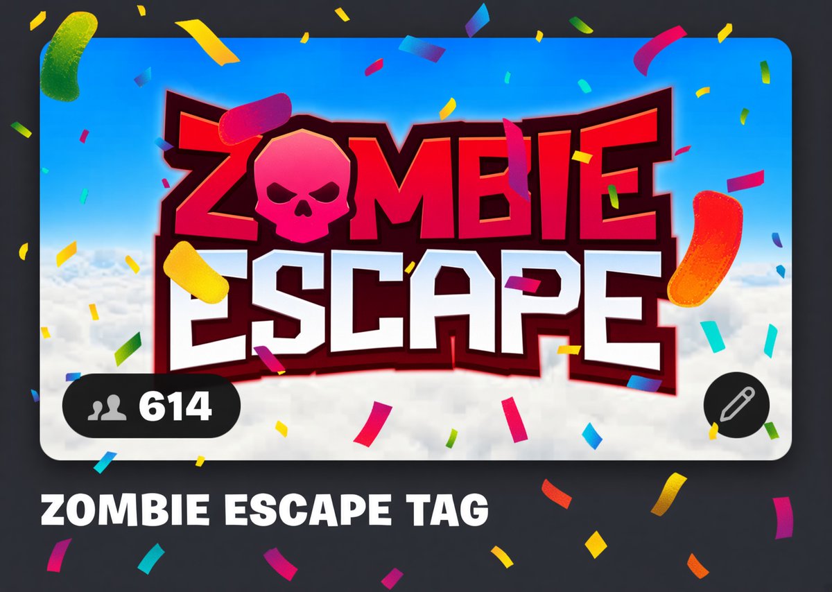 ethanguest's tweet photo. Zombie Escape Tag is 2 years old today. Maintaining this game and building studio around it has been the hardest thing I have ever done, but milestones like this make it worth it. 2 years later, we are still seeing growth and new players getting to experience the game for the first time, and I am grateful for that.