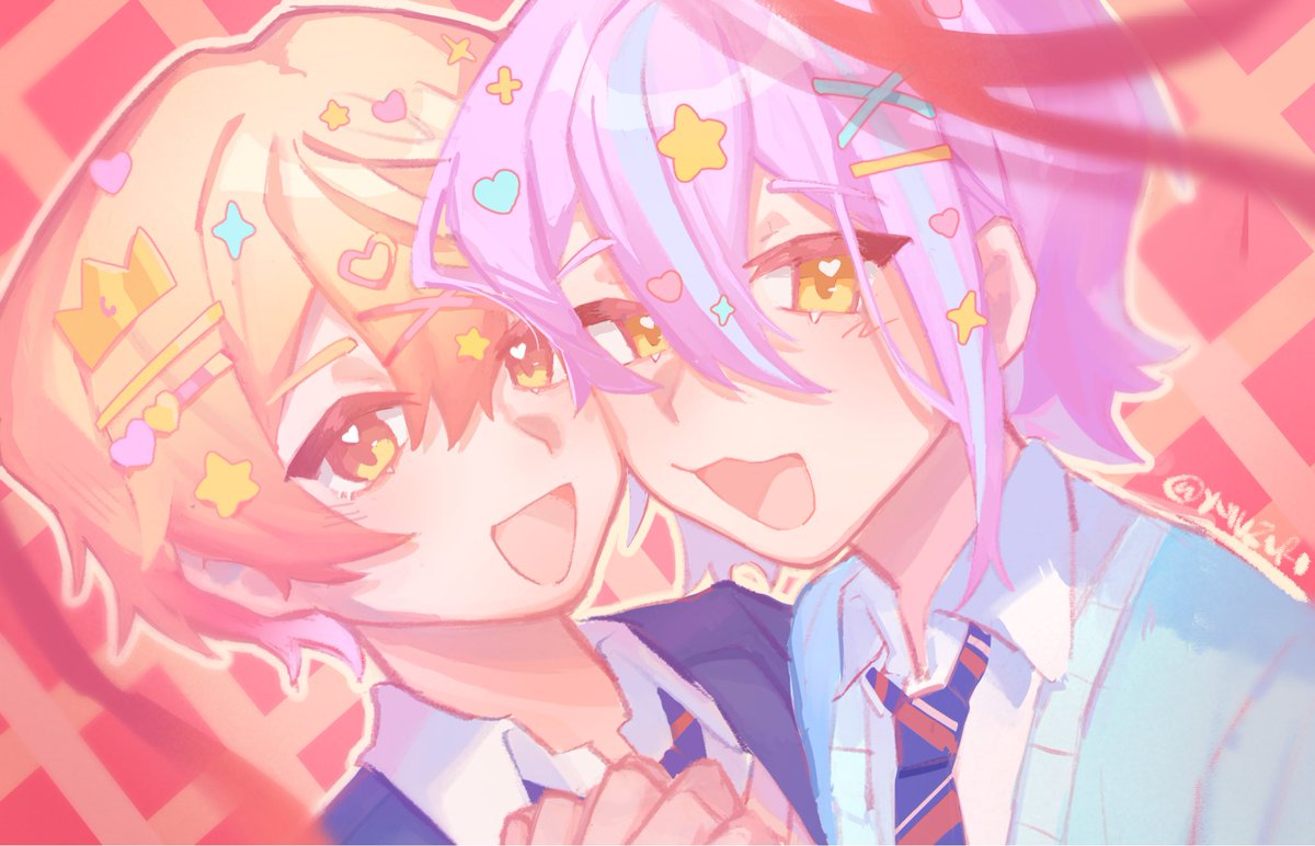 YuiUzuri's tweet photo. Hehe #類司　#PRSK_fa https://t.co/iPinBiELMQ