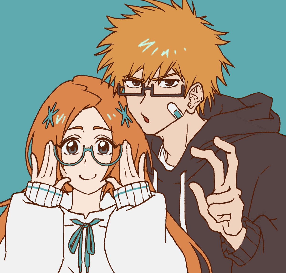 Lejak1225's tweet photo. #BLEACH
안경 이치히메 https://t.co/AEkuxEFIki