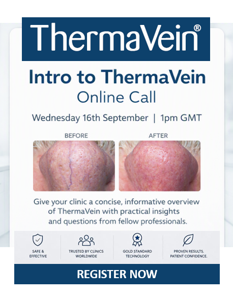thermavein's tweet photo. Intro to ThermaVein® — Live Online Call
Join us on Wednesday 16th September at 1pm GMT for a concise, informative overview of ThermaVein.
Practical insights. Real treatment discussion. Live Q&amp;A.

Register here: https://t.co/haC5aSaP35

#skincare #veins #beauty #threadveins https://t.co/ICev0ncdXL