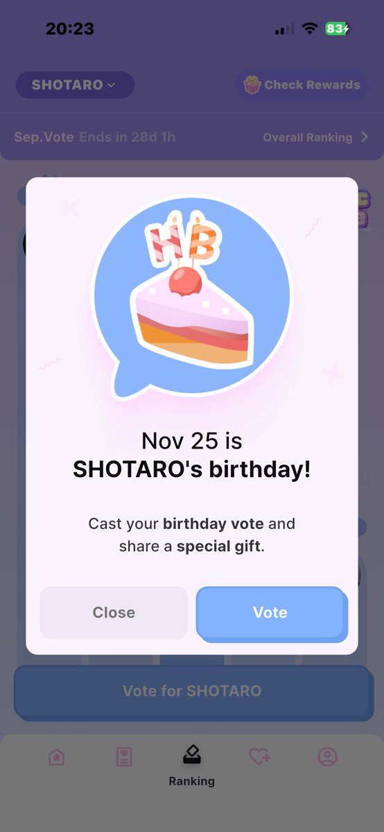 nobyosaki's tweet photo. โชทาโร่มีโหวตป้ายวันเกิดในแอพ idoki โหวตง่ายมากกก
 💌 #idoki Sep. Ranking
What place is your favorite in?

#SHOTARO - 3rd 281690 Votes
(From 9/2/2026 20:29)

Just 113506 Votes away from 2nd!!

Vote for #SHOTARO now to help them win an ad! 💖
https://t.co/u7p7PQDxf7 https://t.co/6EB7jV5Oj8