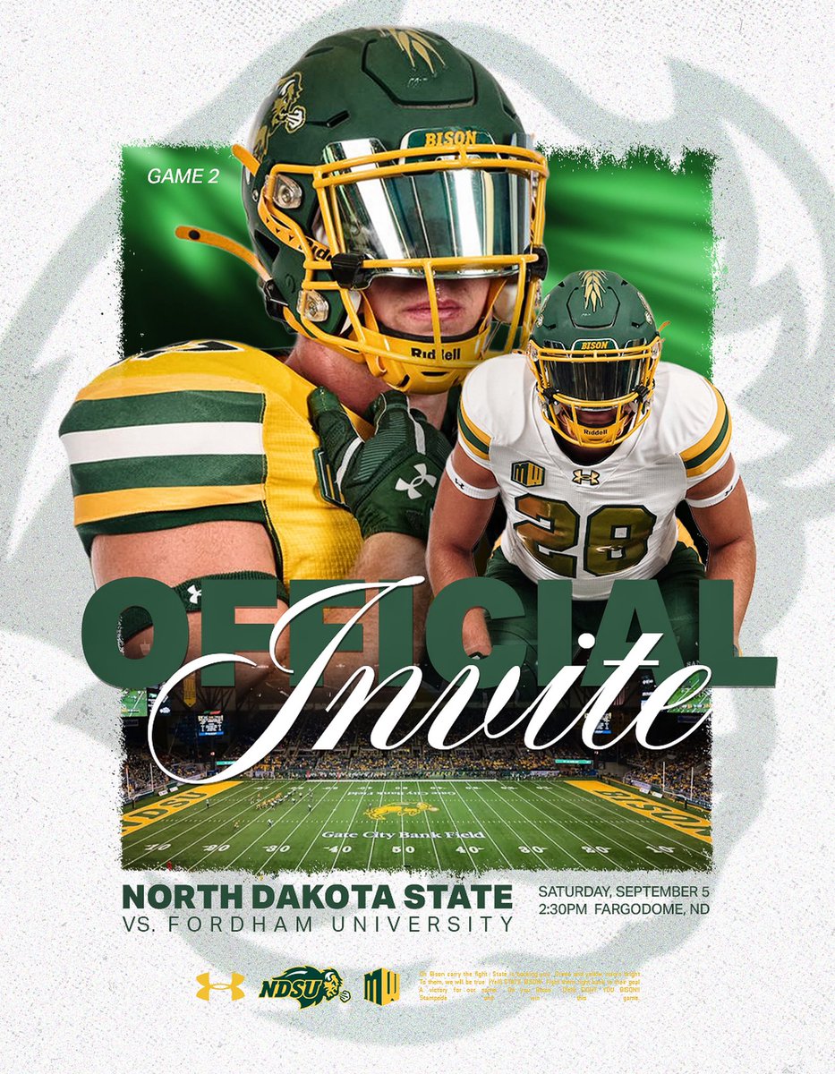 chase_gable13's tweet photo. Excited to be in Fargo this weekend to watch some @NDSUfootball . Thank you @MisterLilly and @carsonschulte38 for the invite.
@CoachLJ38 @CoachGrantOlson @CoachEAmoako @CoachKMorgs @CoachTimNDSU @CoachNutsch @PLSouthFB https://t.co/hoL1yPnXBe