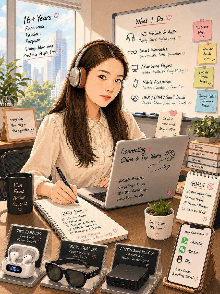 lujianchun's tweet photo. A new step forward 🚀
I’ve updated my product quotation system and sample selection center to make product browsing, sample selection, and communication easier for global customers.
Focused on TWS earbuds, headphones &amp; smart wearable solutions.
Better process. Better service. https://t.co/Y2eDvfnkO5