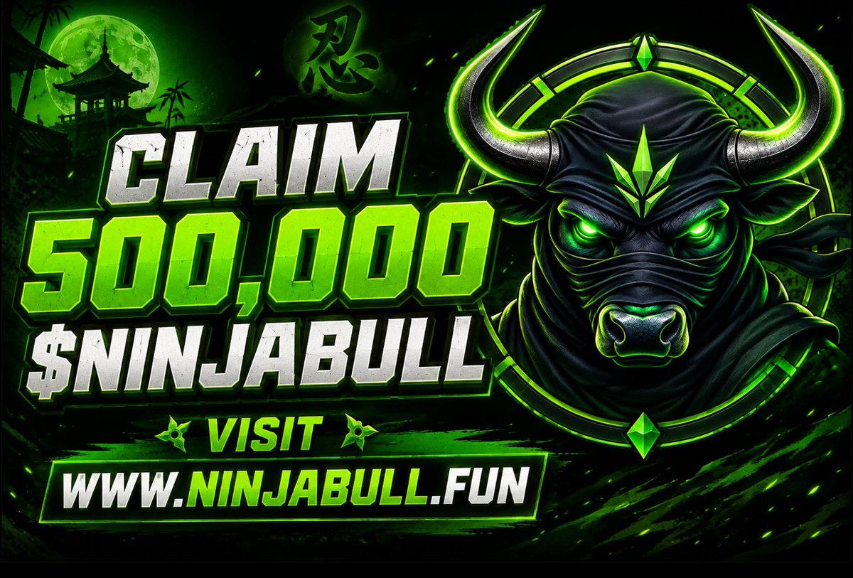 NinjaBullSol's tweet photo. ⚡ First 200 wallets qualify!

Don't miss your chance to claim the $NINJABULL airdrop.

💬 Drop your $SOL wallet address below. &amp; RT PINNED

✅ Follow us
🔁 Like &amp; RT Pinned post https://t.co/XHWQWm09xi