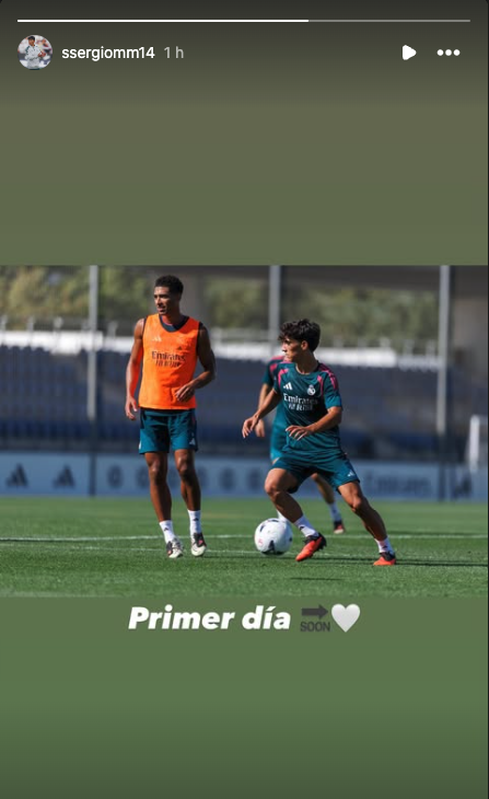 nokai's tweet photo. 🚨 ESE CORAZÓN LO DICE TODO

Sergio Martínez ya es jugador del REAL MADRID. Llega procedente del Racing de Santander.

La foto del "primer día en el colegio" es la parte bonita. Ahora, aquí nadie te regala minutos y el escudo pesa desde el primer entrenamiento con el primer equipo, aunque lo habitual seria el Castilla.

Bienvenido.