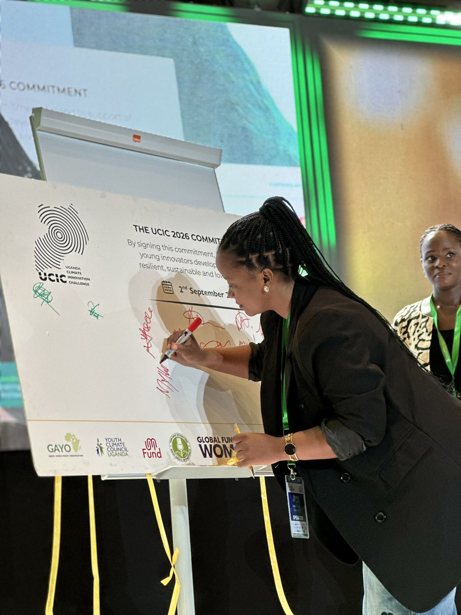 GayoUganda's tweet photo. Happening now : A new chapter for Uganda’s climate innovation ecosystem.
The Uganda Climate Innovation Challenge (UCIC) 2026 has officially been launched at #3ACFC26, creating a platform to identify, nurture and showcase homegrown climate solutions with the potential to drive meaningful impact.
#UCIC2026
#CFSC
#ClimateFinance
#AfricaClimateFinance