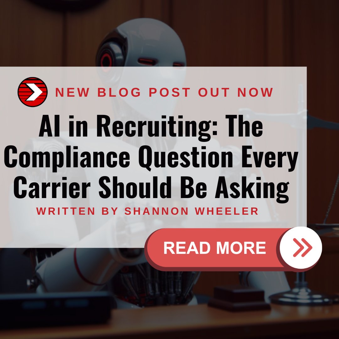 tenstreet's tweet photo. Tenstreet General Counsel Shannon Wheeler breaks down what companies should understand and the questions they should be asking as AI becomes a bigger part of recruiting.

Read the full blog for more 👇
https://t.co/Zl2a1EBX1A https://t.co/KFAzw9FOQG