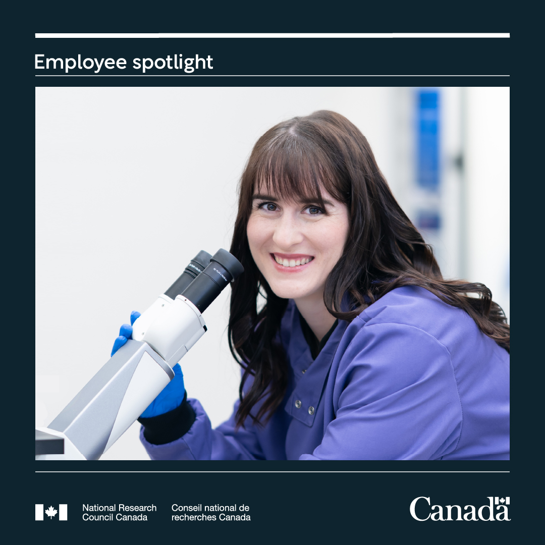 NRC_CNRC's tweet photo. From curiosity to cures.
Dr. Julie Ouellette is using gene editing technology to unlock answers in rare disease research and bring hope to people with unmet medical needs.
Read her story: https://t.co/LuUDXdPco5
#NRCHealth #DiscoverTheNRC https://t.co/gganlC7nIW
