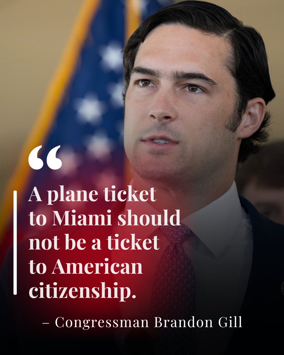 Thank you @RepBrandonGill and @GOPoversight for bringing this important issue into the spotlight. Birth Tourism is wrong, and I will be filing legislation during the upcoming legislative session to prevent this from ever happening again in Florida.