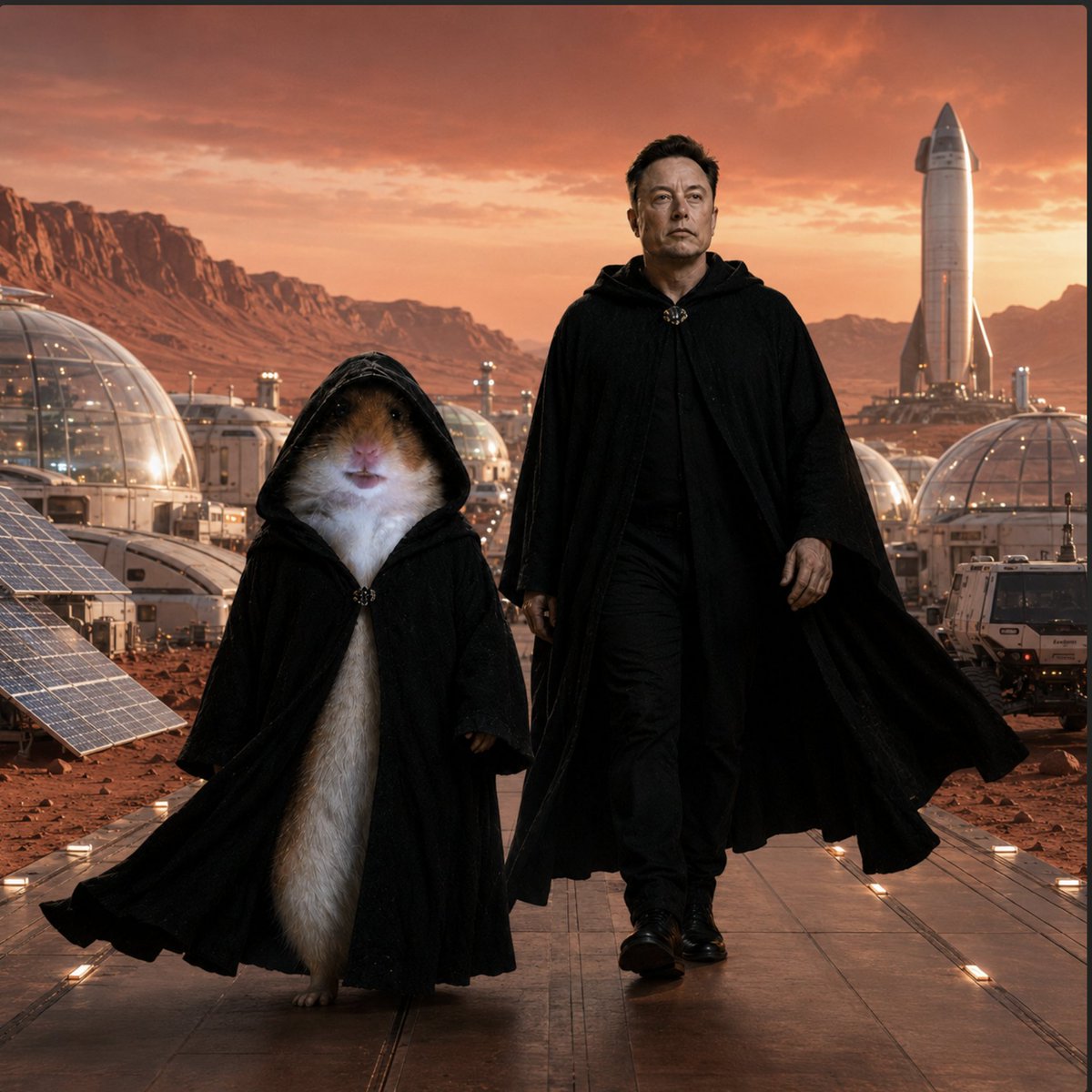 hamicoinsol's tweet photo. @elonmusk @wil_da_beast630 Cloaks definitely add +100 aura https://t.co/Tcq6GKN6mF