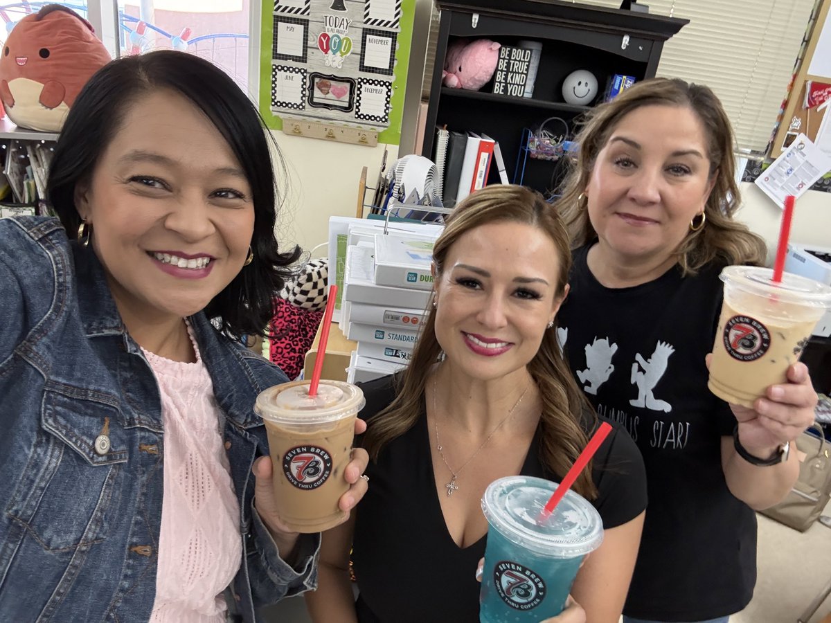 DelValleES_YISD's tweet photo. A huge thank you to 7 Brew Coffee for generously providing drinks for our amazing teachers and staff at @DVES! Your kindness and support helped brighten everyoneโs day. We truly appreciate you! ๐โ #THEDISTRICT #WeDeliverExcellence #7BrewCoffee @slahrman @badillo_mrs @OFOD https://t.co/PFv4foPhxJ