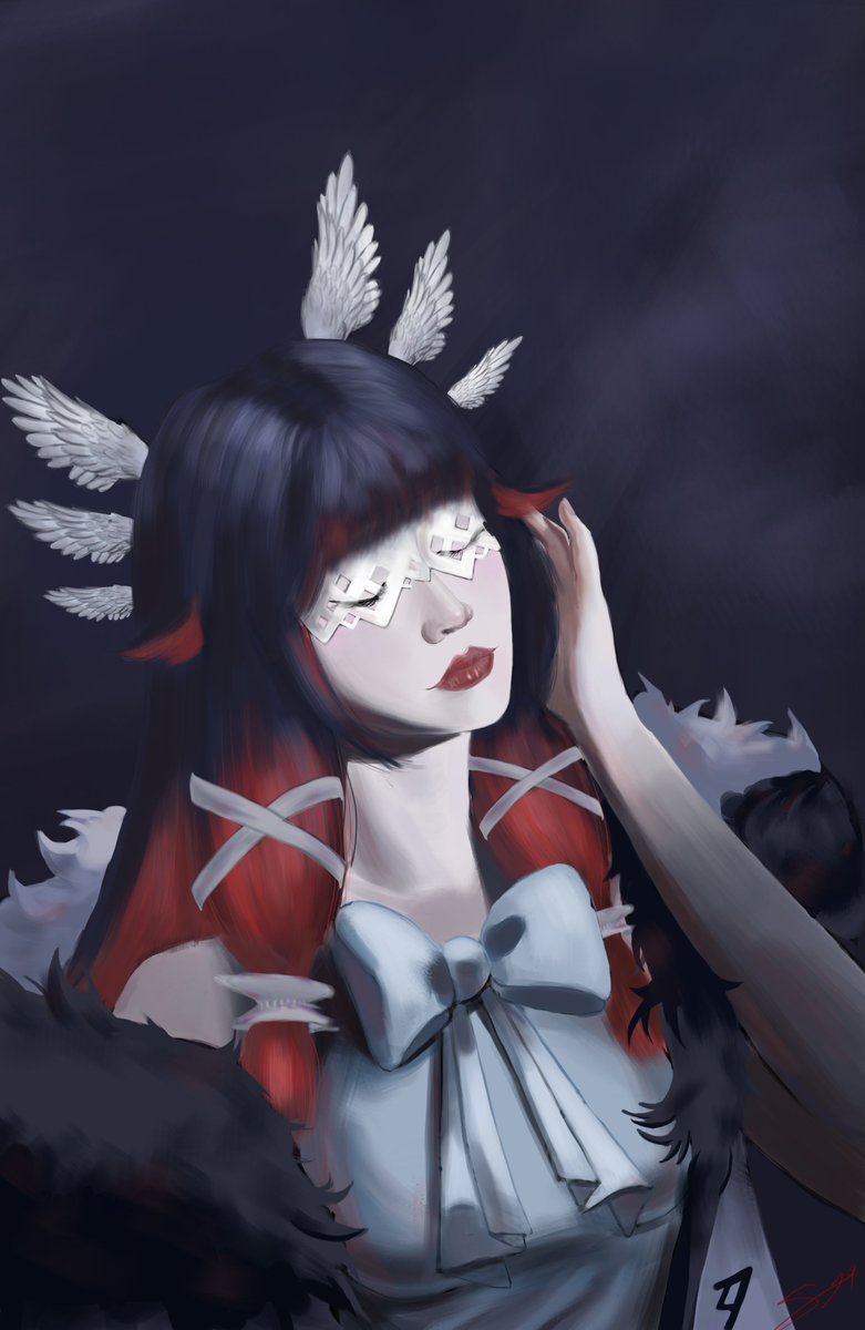 Artsanito's tweet photo. #Columbina #Fanart . Since Twitter doesn't promote well, I'll remind you of the existence of my paintings. 
P.s: 2 art Columbina bride (👇)
✨️If you liked it, more such content is fashionable to find in comm of this post or my account✨️
#GenshinImpactㅤ
#genshinimpactfanart https://t.co/YLHGapWhg3