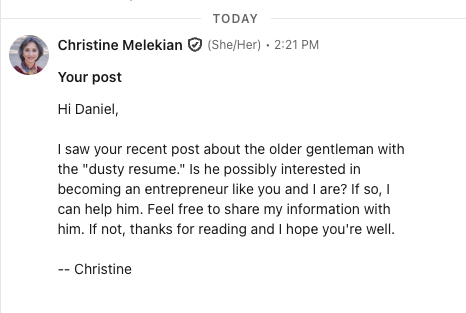 danielcberk's tweet photo. LinkedIn in a nutshell https://t.co/6p1JaSYQe5