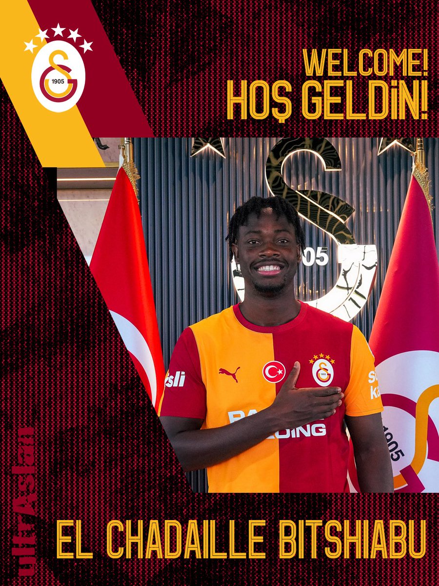 ultrAslan's tweet photo. ✍🏻 GALATASARAYIMIZA HOŞ GELDİN EL-CHADAILLE BITSHIABU! 🦁

#ultrAslan https://t.co/WvHkVlfRXC