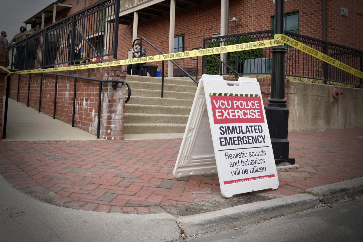 VCUPD's tweet photo. The Virginia State Police will hold a brief training session on Virginia Commonwealth University’s Monroe Park Campus on Thursday, Sept. 3.

The training will take place between 4:30 a.m. and 6 a.m. in the 900 block of West Grace Street.

Community members may see an increased law enforcement presence at these locations during this time period. Signage will be posted and VCU Police personnel will be on site throughout the duration of the exercise.

NOTE: Stock image.