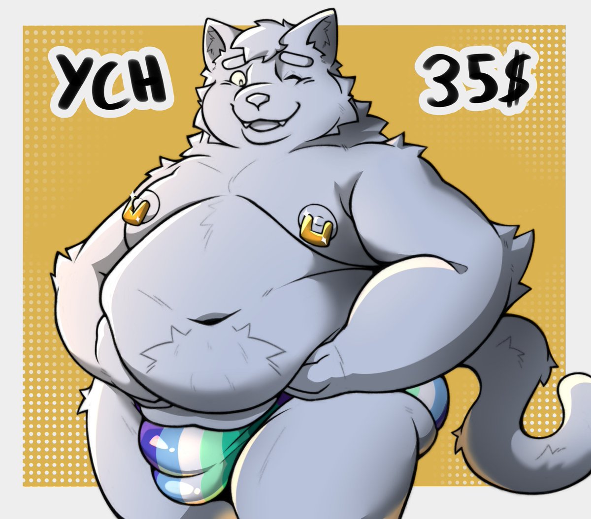 WoolyAlwo's tweet photo. New YCH with Fat Pad included!! 🔥
-Any Species (except dragons and horses)
-Custom Underwear
-Dm for more info :))
Likes and RT greatly appreciated 💖 https://t.co/gZX4FzgHrH