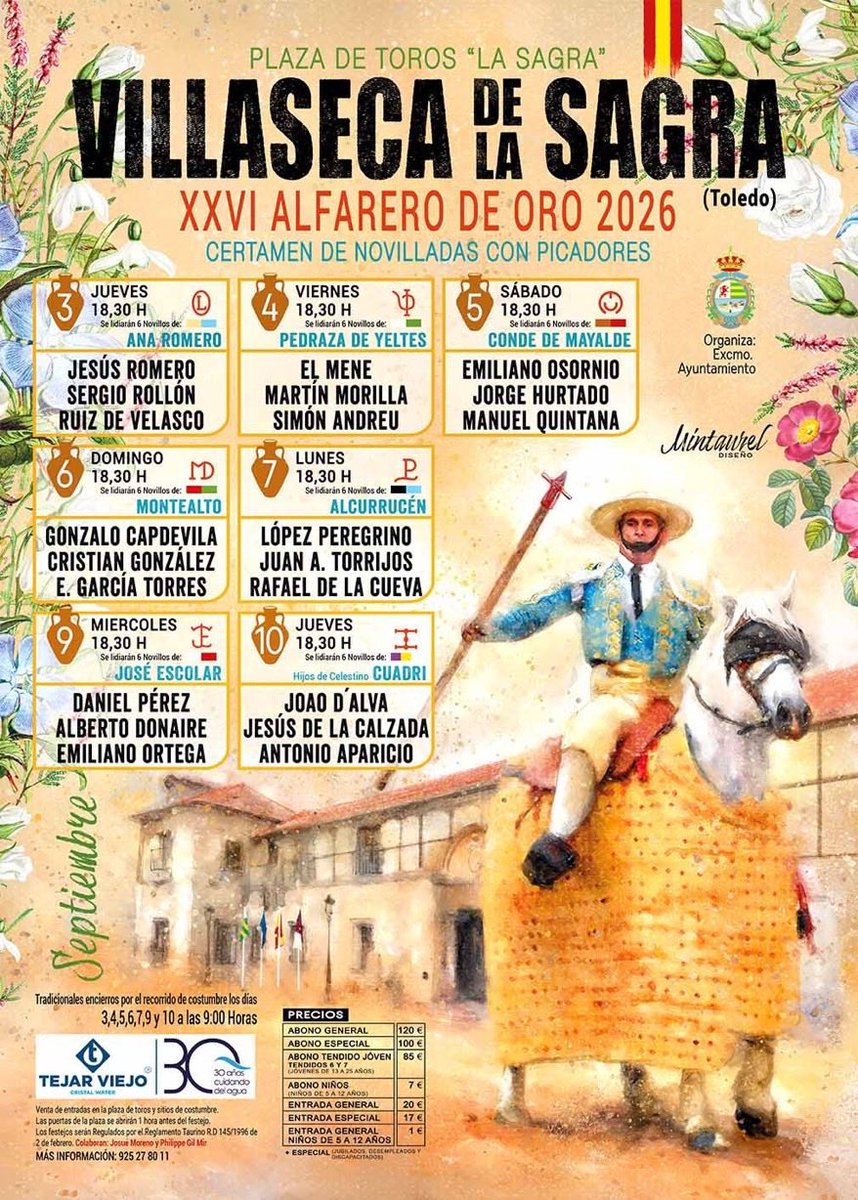 LasTorosVentas's tweet photo. El Jueves y el Viernes presente en Villaseca. Vamos al lío! https://t.co/slZTc2GDMW