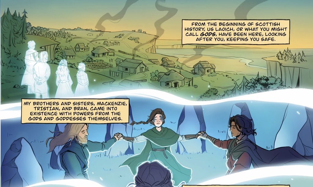 callofthelaoich's tweet photo. Thanks to each and everyone of you have bought our first comic - digitally or physically - at https://t.co/Le57uMudfL - we are so grateful! 

Neart Mo Làimh! 🏴󠁧󠁢󠁳󠁣󠁴󠁿⚔️🧝🏻‍♀️ https://t.co/wnNn3EAcT2