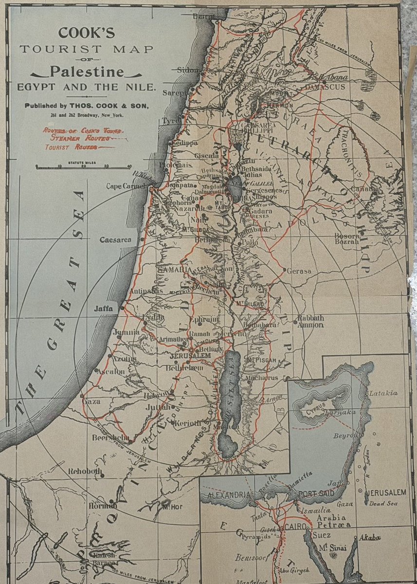 _ZachFoster's tweet photo. A few words on "Palestine."

Israel and its apologists hate the word "Palestine."

That's because "Palestine" is a reminder that the country had a name before the Zionists colonized it.

Palestine is a reminder that the country also had a people living in it before the Zionists colonized it.

The people were called "the Palestinians" before a single Zionist settler set foot in Palestine. (see James Finn, Stirring times, or, Records from Jerusalem Consular Chronicles of 1853 to 1856 (London: C. Kegan Paul, 1878), p.248 

The place existed as Palestine on maps in Arabic, Ottoman Turkish and every western language for centuries.

The place was also called Palestine both in Arabic, Ottoman Turkish and in Western languages for centuries leading up to the 20th century, see my ph.d dissertation here, which is a study of the history of the word Palestine. https://t.co/S2yTTb45om

So that's why the word Palestine drives them crazy. They cannot handle the constant reminder that the Zionist project was built on top of another people.