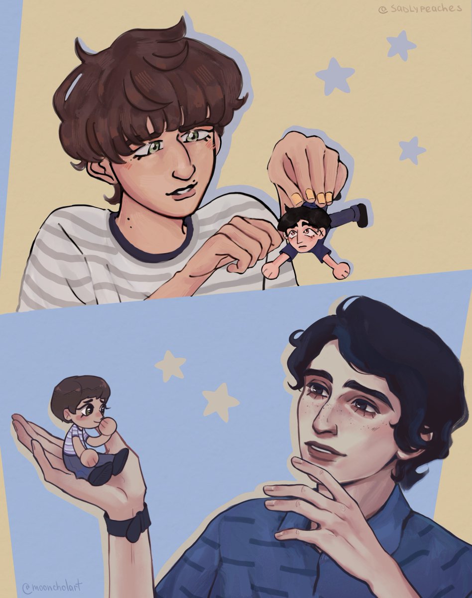 mooncholart's tweet photo. Cute little collab with @Sadlypeaches ♡♡ https://t.co/bdmrvBqnvt