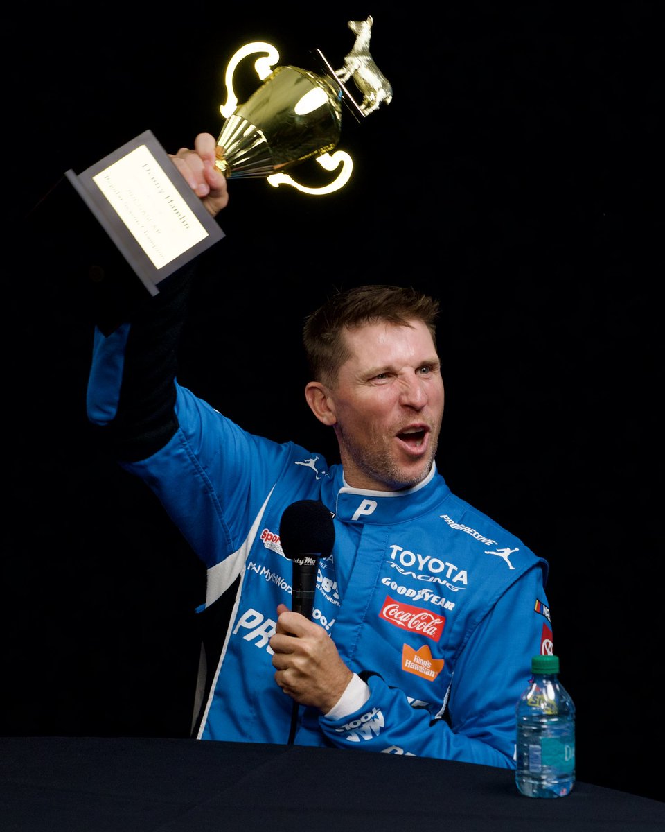 DirtyMoMedia's tweet photo. Denny got his trophy. 😂🐐

Regular Season Champ. 

And, the GOAT. https://t.co/uF9du9mxoK