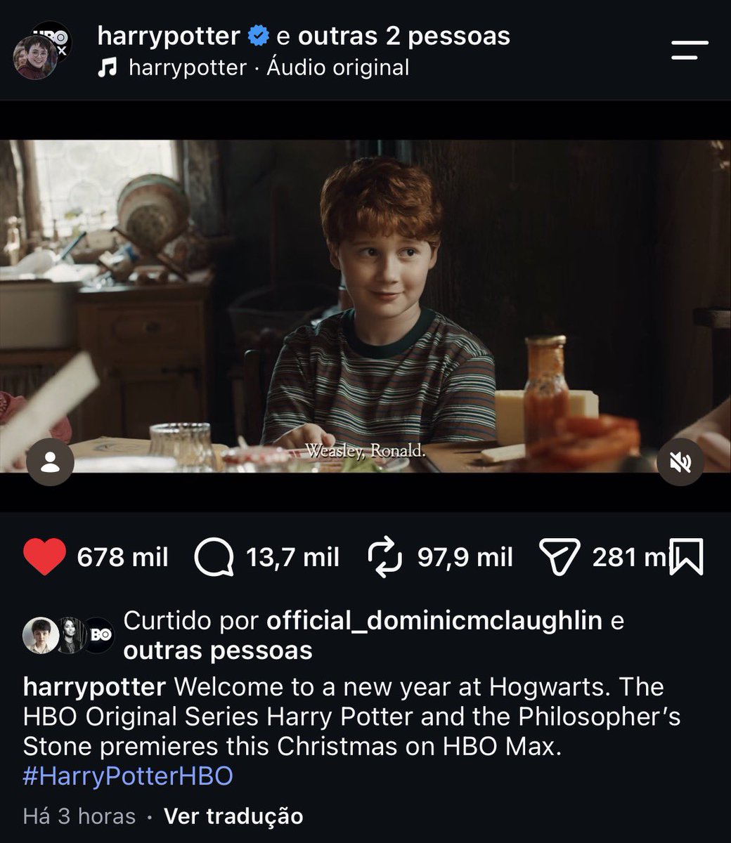 brunatomia's tweet photo. NEWS: Lançado há 3 horas, trailer da 1° temporada de Harry Potter da HBO ultrapassa likes, comentários, reposts e compartilhamentos do trailer da 3° temporada de Percy Jackson, disponibilizado há 20 dias. https://t.co/HAYdfzjQ03