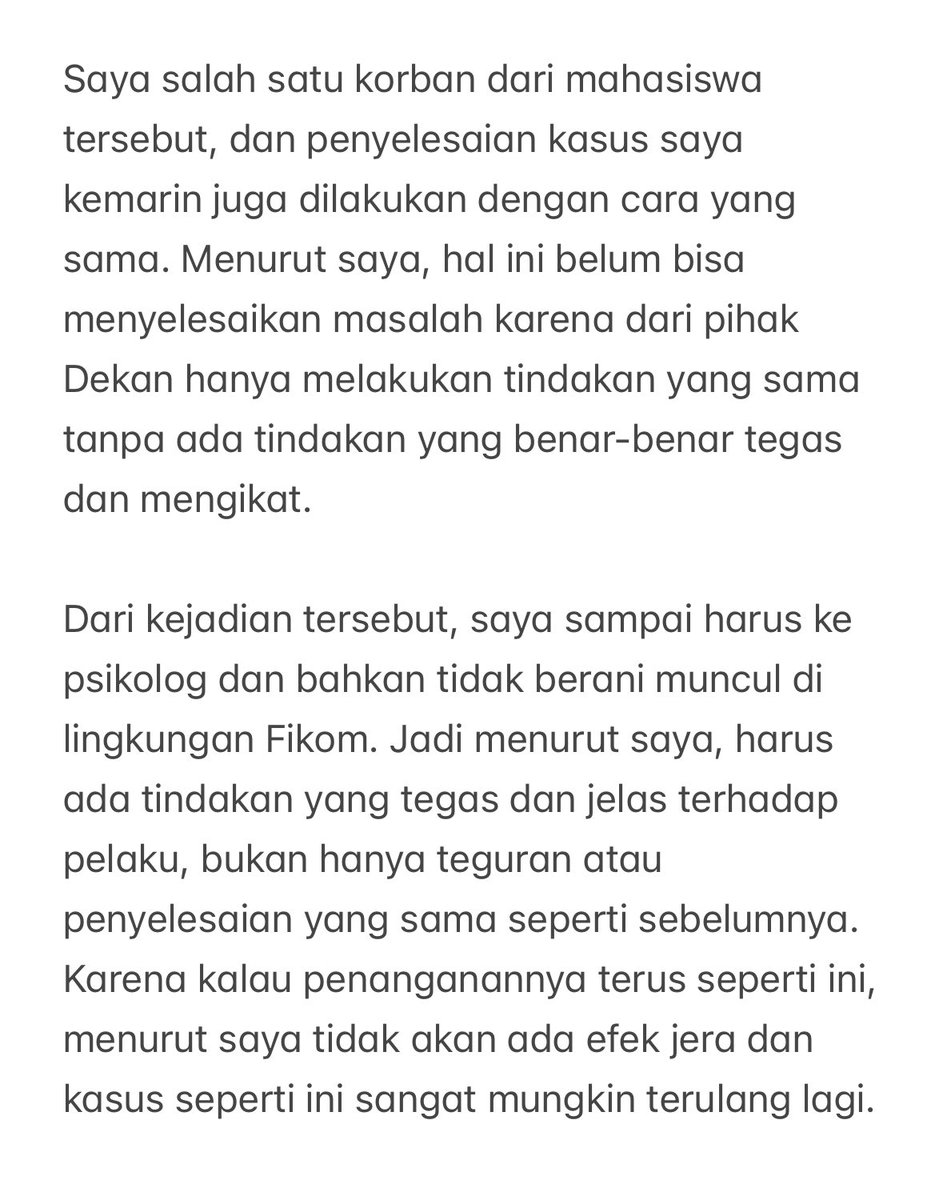 cagttis's tweet photo. tolong  dibantu  up  teman-teman,  karena  korban  sudah  banyak  dan  solusi  yang  diberikan  tetap  sama :(

bem fikom seharusnya mencoba bertanya kepada korban sebelumnya dan solusi apa yang ditawarkan dekan. dan dekan fikom unpad seharusnya bisa lebih tegas. https://t.co/076zWW6Smy