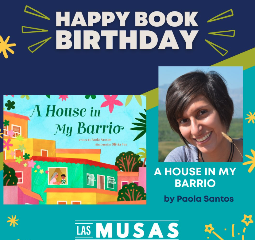 LasMusasBooks's tweet photo. 🎉📚 Happy Book Birthday to @pgsantosb and A House in My Barrio! 

A beautiful #PB about kindness, community, and what happens when we come together to care for someone who has always cared for others.

¡Felicidades!

#KidLit #PictureBooks #LatinxKidLit https://t.co/X5kKQ4rMQj