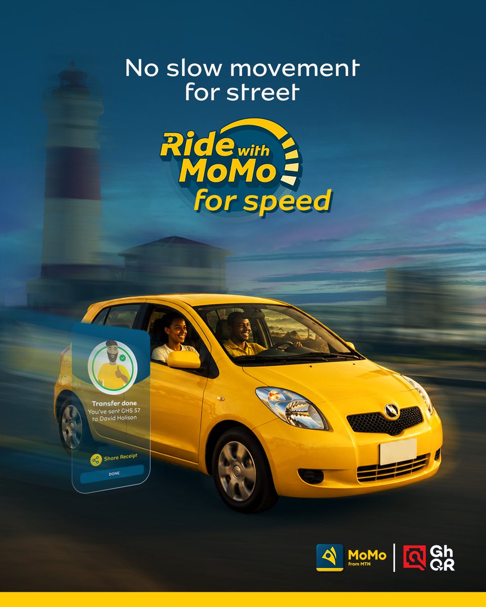 MoMoFromMTNGh's tweet photo. As a fleet owner and online hailing rider, don't let payment issues slow your hustle down. Move faster with MoMo.
Sign up to Ride with MoMo, now on the MoMo App! https://t.co/4NzaLraxxG