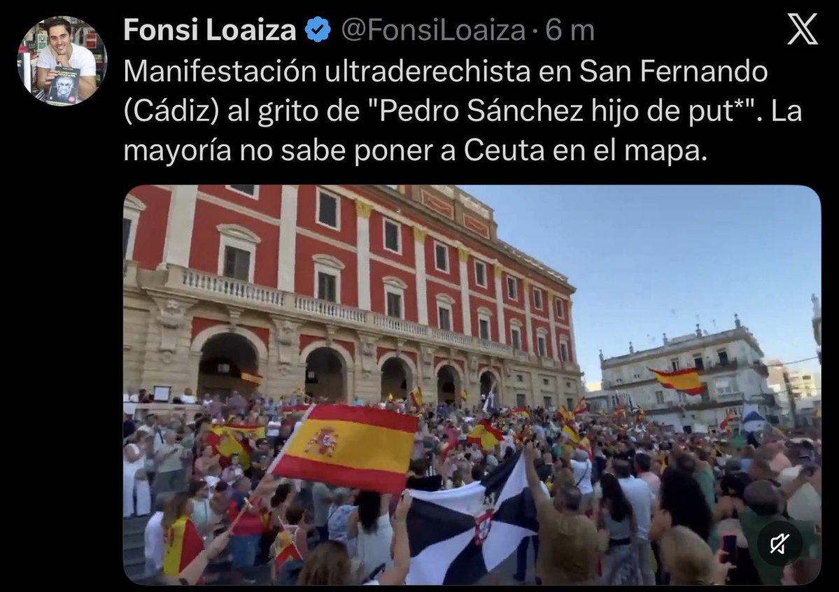 Albertopugilat's tweet photo. Fonsi Loaiza insulta a sus vecinos de San Fernando diciendo que no saben ubicar Ceuta en el mapa.

El mismo Fonsi Loaiza que hace un mes no sabía ni dónde estaba de lo borracho que iba y terminó con la nariz rota. https://t.co/PK3pZoDx3W