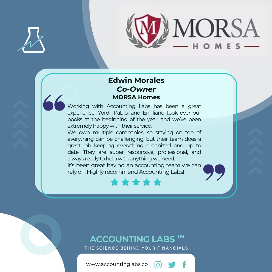 AccountingLabs's tweet photo. Happy Wednesday!
Take a look at what they say about us!
#smallbusiness #smallbusinessowner #bookkeeping #accounting #economics #economy #cfo #reporting https://t.co/95W55GqEDO